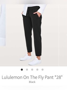 lululemon athletica On The Fly Pants - Black
